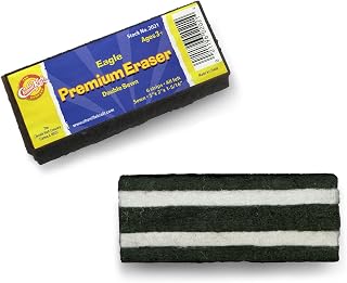 Chenille Kraft CK-2021 Eagle Premium Eraser, 2.3" Wide, 5.6" Length, 1.4" Height