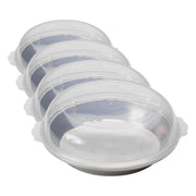 Nordic Ware Natural / 10" Pie Pan + Lid / 10-Inch Diameter (Pack of 4) Pie Pans