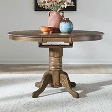 Liberty Furniture Carolina Crossing Gathering Table Counter Height 36" Cottage Kitchen Dining Room 15" Butterfly Leaf - Antique Honey