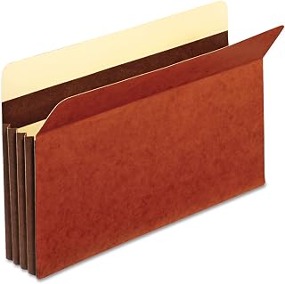Pendaflex C1526EHD Heavy-Duty File Pockets, Straight Cut, 1 Pocket, Legal, Redrope