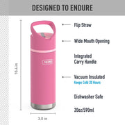 THERMOS 20 Ounces / Pink / 20.0 fluid_ounces Sports Water Bottles