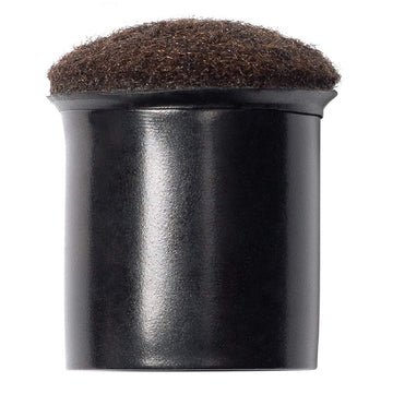 NPS Stack Chair Parts Replacement Glides by National Public Seating – Textile, Brown, Pack of 25, Model GL90-FT