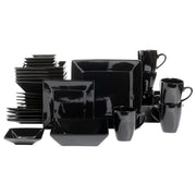 10 Strawberry Street Black / 40 PC / 1 Dinnerware Sets
