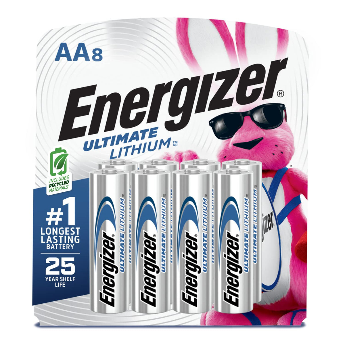 Energizer 8 Count / AA / Multicolor AA