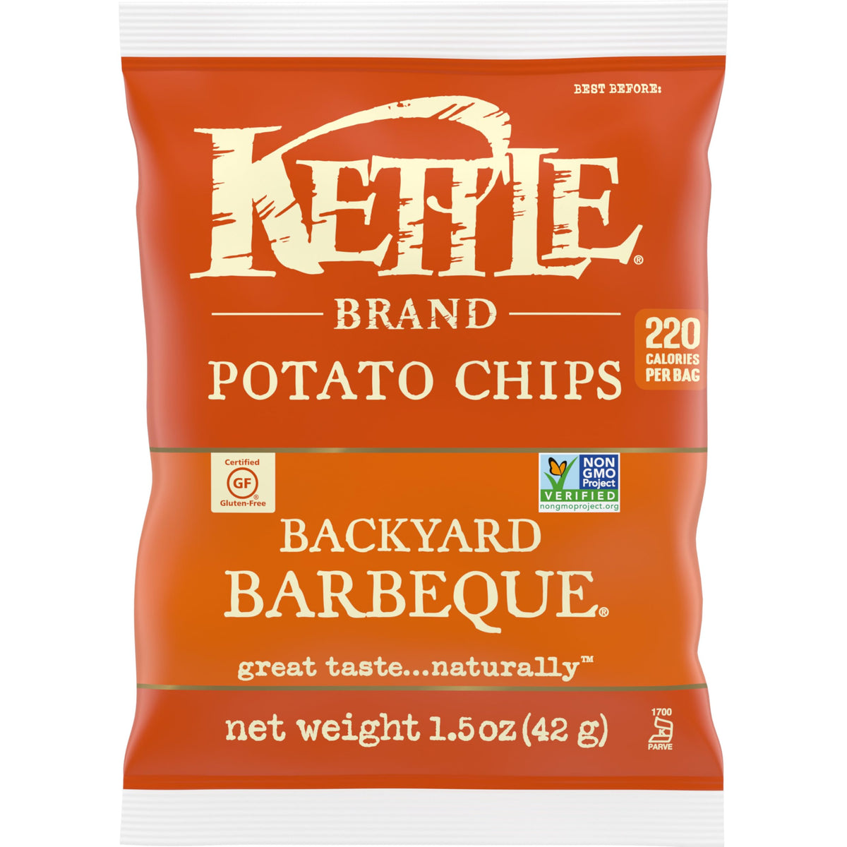 Kettle Brand Backyard Barbeque / 1.5 Ounce (Pack of 1) / 1 Potato
