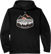 Vintage North Cascades National Park Washington USA Souvenir Performance Hoodie