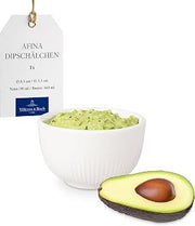 Villeroy & Boch Afina Collection Small Dip Bowl, Premium Porcelain, Made in Germany, Dishwasher and Microwave Safe, 3 oz Capacity, 3.25 x 3.25 x 2.25 in, Stackable, Rich, Creamy White | Creamy white porcelain dip bowl, made in Germany, stackable, dishwasher and microwave safe, built for sauces, dips or snacks