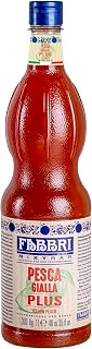 Fabbri Premium Flavoring Syrup, Peach, 33.8oz (1L) | New Enhanced Flavor, All Natural, Made in Italy