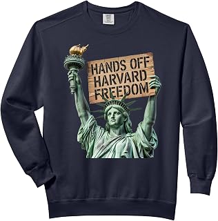 Hands Off Harvard Freedom Of Speech, Resist Persist Comfort Colors Adult Sweatshirt