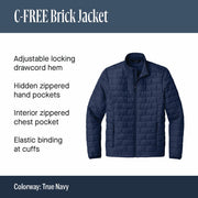 Brick Jacket by Port Authority – 3X-Large, Polyester, Deep Black, Model J854
