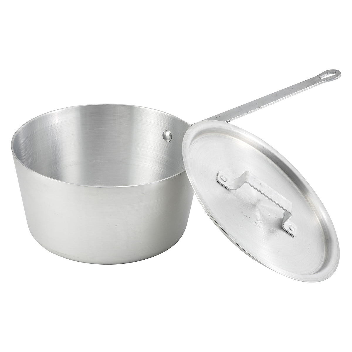 Aluminum Commercial Cover for Sauce Pan by Winco – 5 Quarts, Aluminum, Model ASP-5C