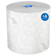 Scott Professional White / 700 Feet (Pack of 6) / Blue Core Paper Towels