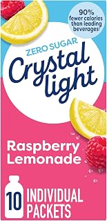 Crystal Light Drink Mix - 2 Boxes - 20 Packets (Raspberry Lemonade)