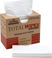 AbilityOne Total Wipes II Cleaning Towel - 4-Ply Reinforced, Medium, 10" x 16-1/2" 7920-01-448-7053: Box, 150 Item(s)