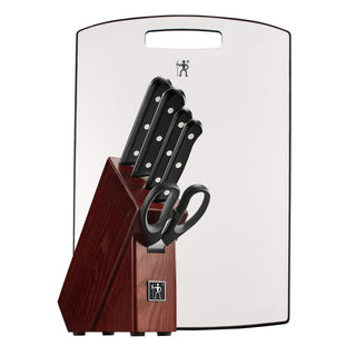 Solution 7-pc Knife Block Set by HENCKELS – 7-pc, High quality German stainless steel, Stainless Steel, Pack of 7, Model 17552-006