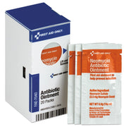 SmartCompliance Refill Antibiotic Ointment Packets by First Aid Only – 1 Count (Pack of 20), Umber, Pack of 20, Model FAE-7040