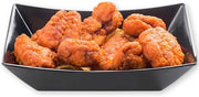 TableCraft 20029BK Better Burger Collection Large Fry Tray, Black Melamine, 7.375" x 4.875" x 1.75", Dishwasher Safe, Durable for Upscale Fast Food Serving