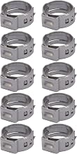 SharkBite 3/8 Inch Clamp Ring, Stainless Steel Plumbing Fitting, PEX Pipe, PE-RT, UC952A