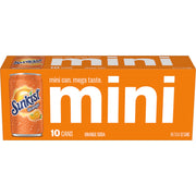 Regular 10pk Mini Can by Sunkist – 7.5 Fl Oz (Pack of 10), Orange, Pack of 10