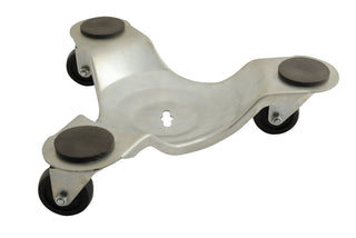 Steel Leg Dolly 10-3/4 in. x 12 in. x 2-3/4 in. 300 Lb. Capacity Silver by Vestil – One Size, Alloy Steel, Silver, Model LEG-D-12