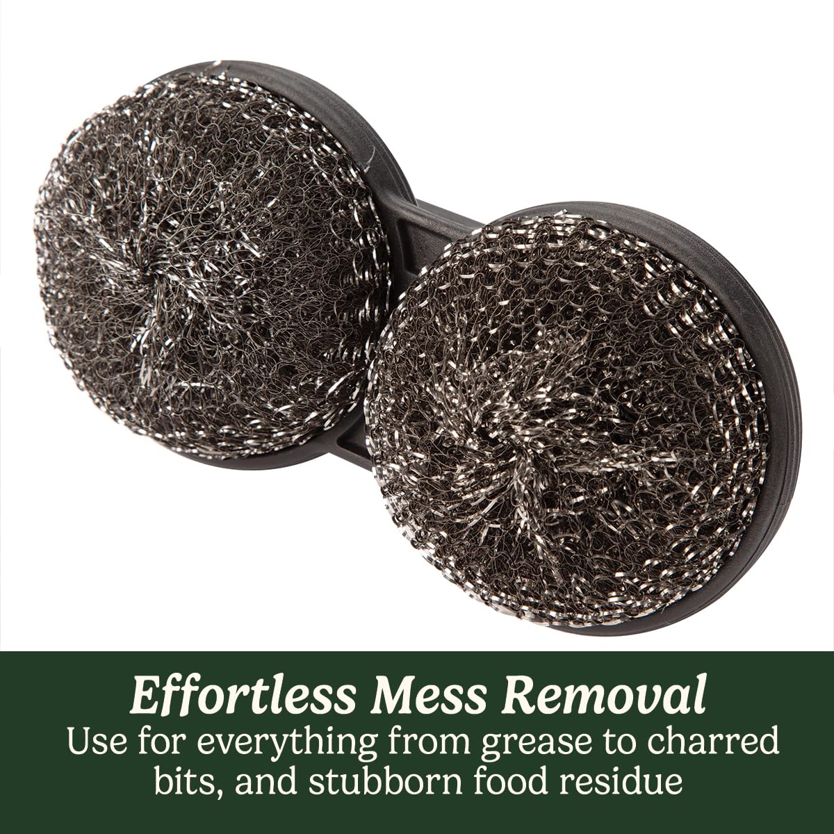 Power Scour Grill Brush | Heavy Duty Grill Brush for Cleaning BBQs | Stainless Steel Brush | for Use on Electric or Gas Grills by Cuisinart – Taille unique, Black, Model CCB505EU