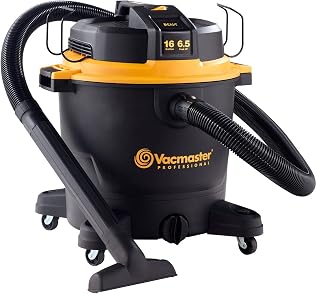 Vacmaster Professional - Wet/Dry Vac, 16 Gallon, Beast Series, 6.5 HP 2-1/2" Hose (VJH1612PF0201), Black