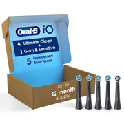Oral-B Black / 1 Count (Pack of 5) / 5 Toothbrush Replacement Heads