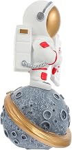Creative Astronaut Resin Ornament Figurine Desk for Home Decoration | Three-dimensional Spaceman Model, Bedside Table and Bookshelf Display, Office and Birthday Decor