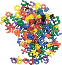 Roylco Lowercase Letter Beads, Assorted Colors (Pack of 288)