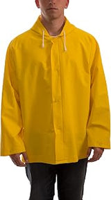 TINGLEY 35mm PVC/Polyester Storm Fly Front Jacket with Attached Hood