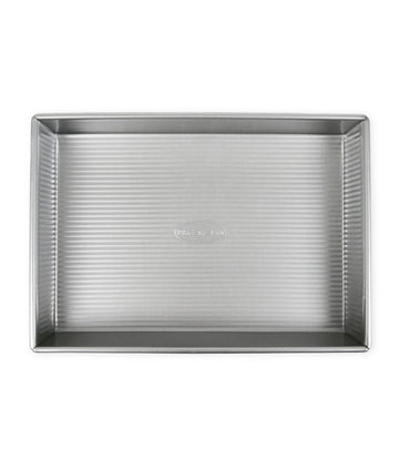 Bakeware Nonstick Rectangular Cake Pan by USA Pan – 9 x 13, 13 inches, Alloy Steel, Aluminized Steel, Model 1110RC-6
