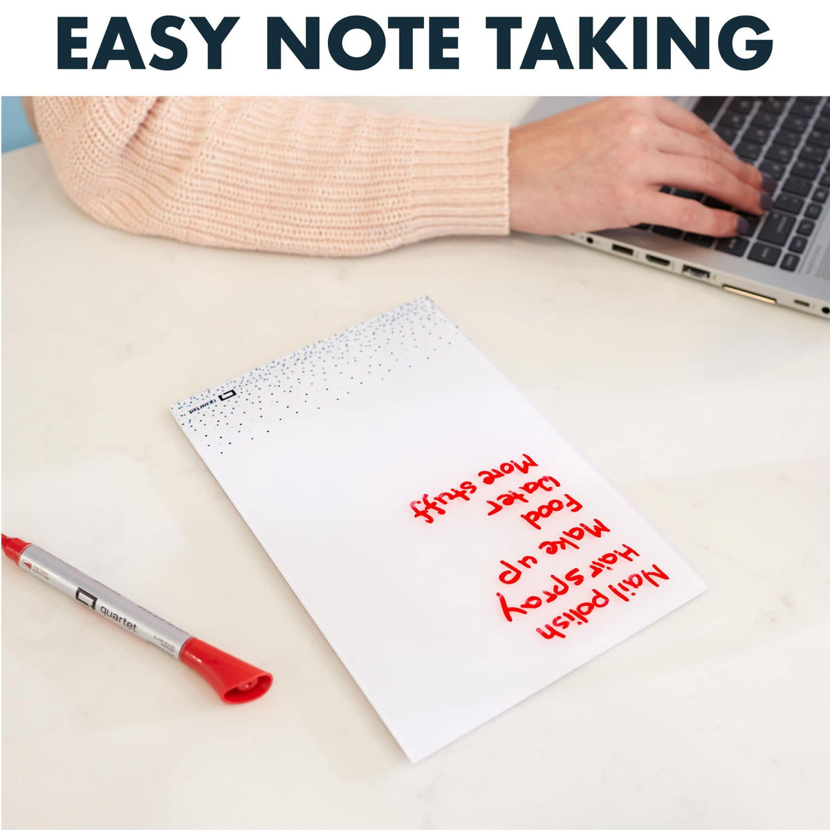 Quartet Dot / Desktop Notepad (2pk) / 9" x 6" Dry Erase Boards