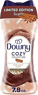 Downy Cozy Collection In-Wash Laundry Scent Booster Beads, Chai Latte Scent, 7.8 oz, Limited Edition Laundry Beads