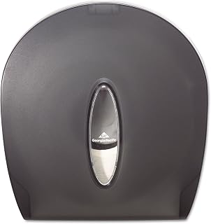Georgia Pacific 59009 Jumbo Jr. Bathroom Tissue Dispenser, 10 3/5x5 39/100x11 3/10 Translucent Smoke