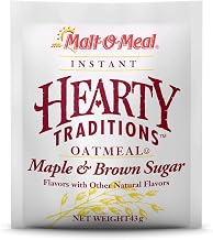 Hearty Traditions Maple and Brown Sugar Instant Oatmeal, 1.51 Ounce -- 200 per case.