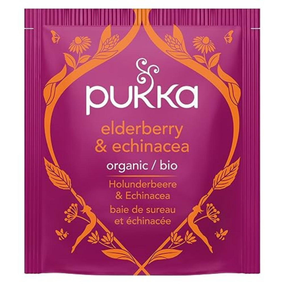 Pukka 20 Count (Pack of 4) / Elderberry & Echinacea / 4 Herbal