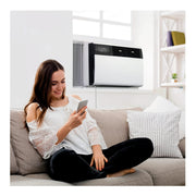 26" Khul Smart Air Conditioner with Cooling 12000 BTU Capacity QuietMaster Technolgoy Auto Restart Wi-Fi Remote Controller in White by Friedrich – 1 tons, Steel, Model KCS12A10A