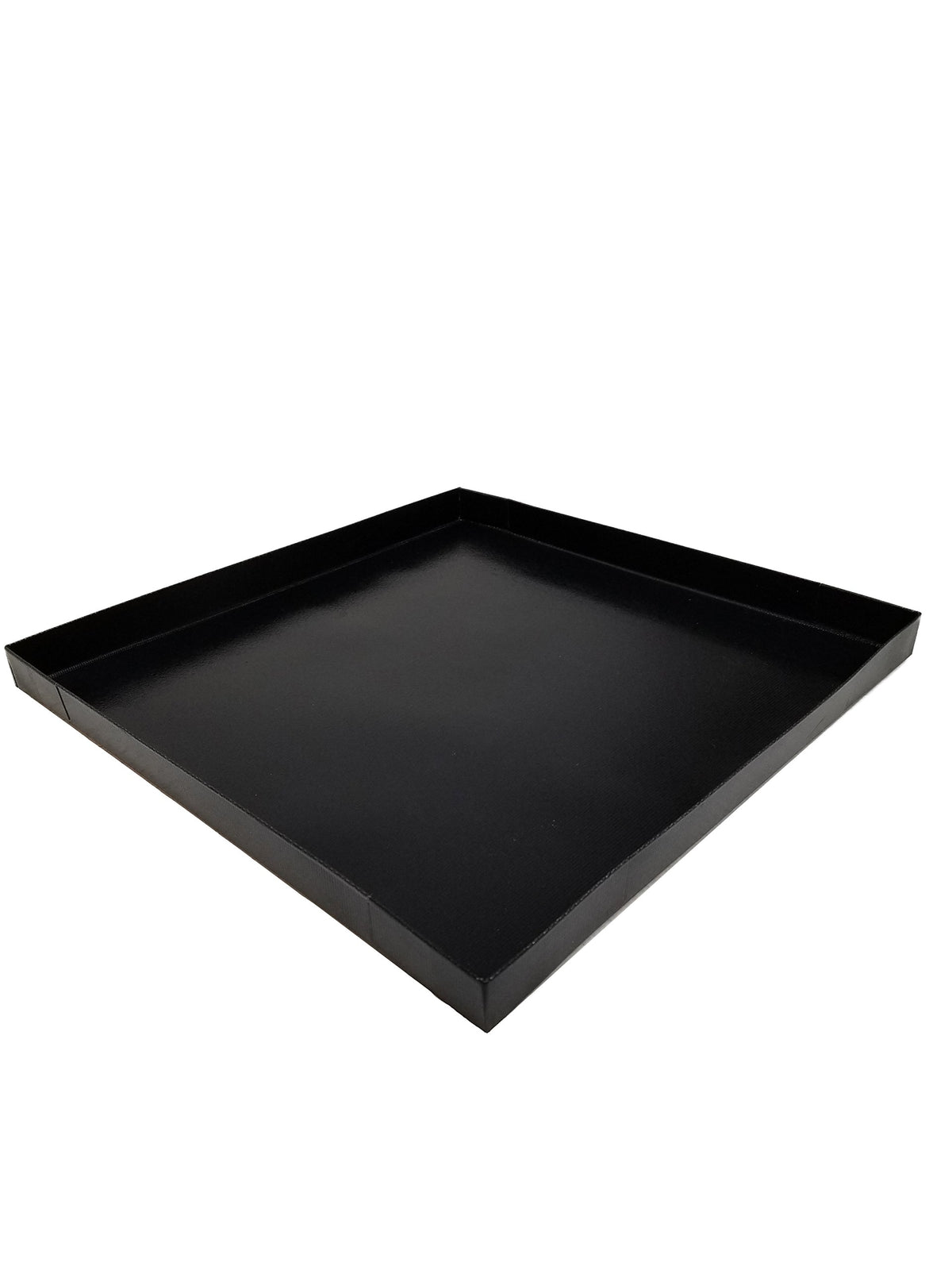 13.5" x 13.5" PTFE Solid Oven Basket for TurboChef by Essentialware – Black, Model STS135135