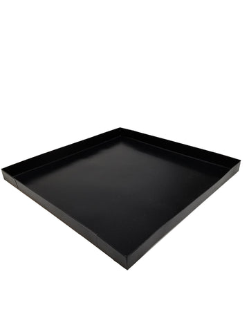 13.5" x 13.5" PTFE Solid Oven Basket for TurboChef by Essentialware – Black, Model STS135135