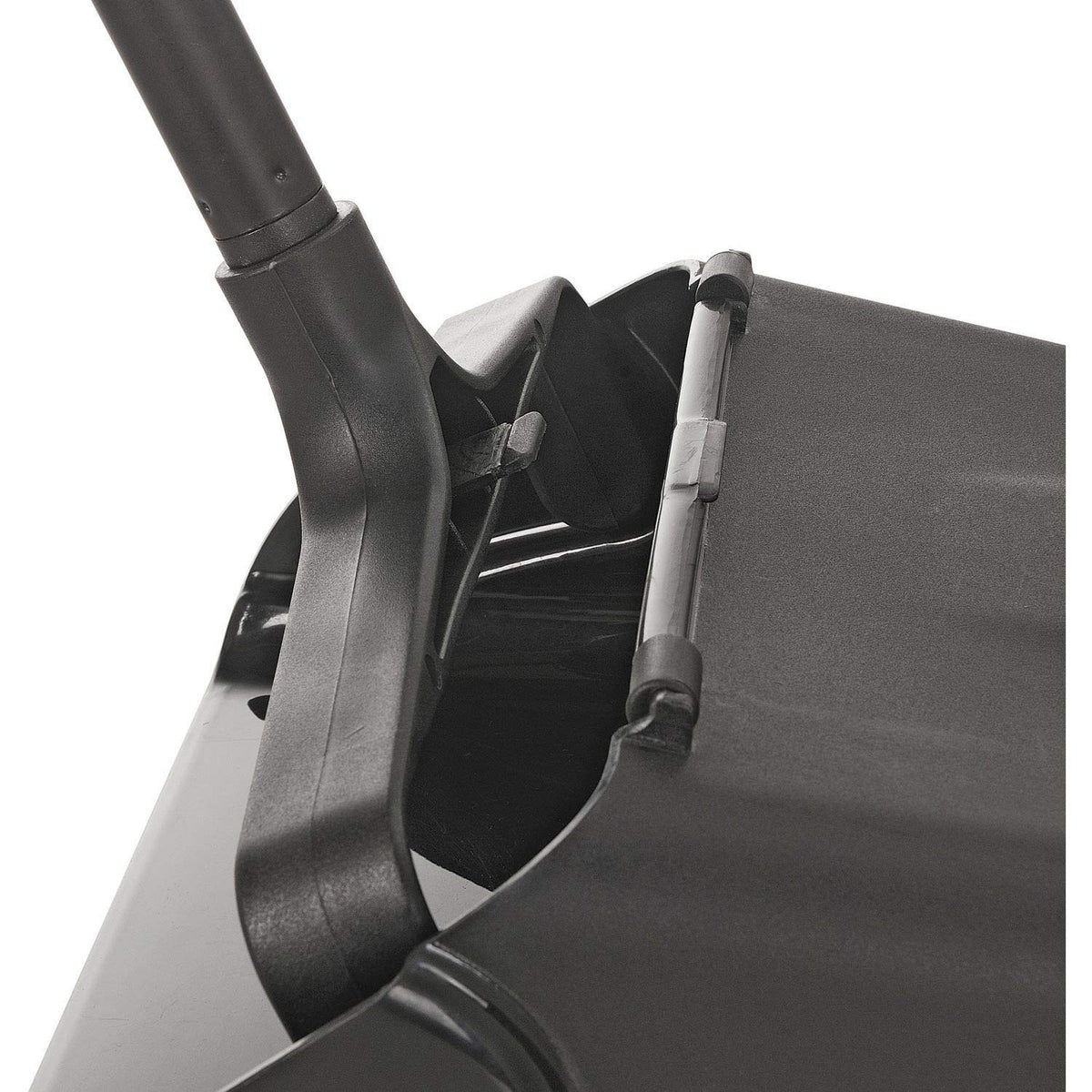 Global 13"W Lobby Upright Dust Pan by Global Industrial – 12"L x 12"W x 4"H, Plastic, Black, Pack of 6, Model 345-NC