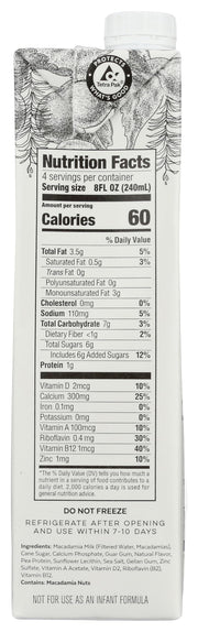 Milk Macadamia Original by Milkadamia – 32 Fl Oz (Pack of 1), Model 0858045004282
