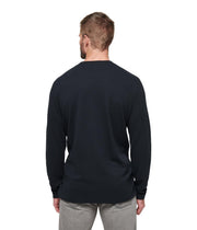 Men's Cloud Waffle Crew Black L by TravisMathew – Large, Polyester, Black, Model 1MW447
