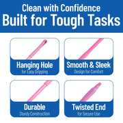 SPARTA Pink / 12 / 48 Inch Broom Handles