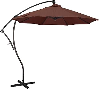 California Umbrella 9-Foot Offset Cantilever Patio Umbrella Infinite Tilt