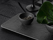 Manufacture Rock by Villeroy & Boch – 8X8X4CM, 105 milliliters, Porcelain, Black, Model 10-4239-3932
