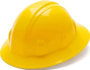 Pyramex SL Series Full Brim Hard Hat, 6-Point Ratchet Suspension