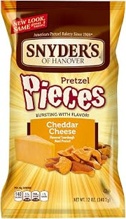 Snyder's of Hanover Pretzel Pieces, Cheddar Cheese, 12 Oz