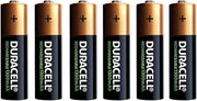 DURACELL AA Rechargeable Batteries (Pack of 6), 1300 mAh NiMH, 2000 Cycles, pre-Charged, Long Lasting Power
