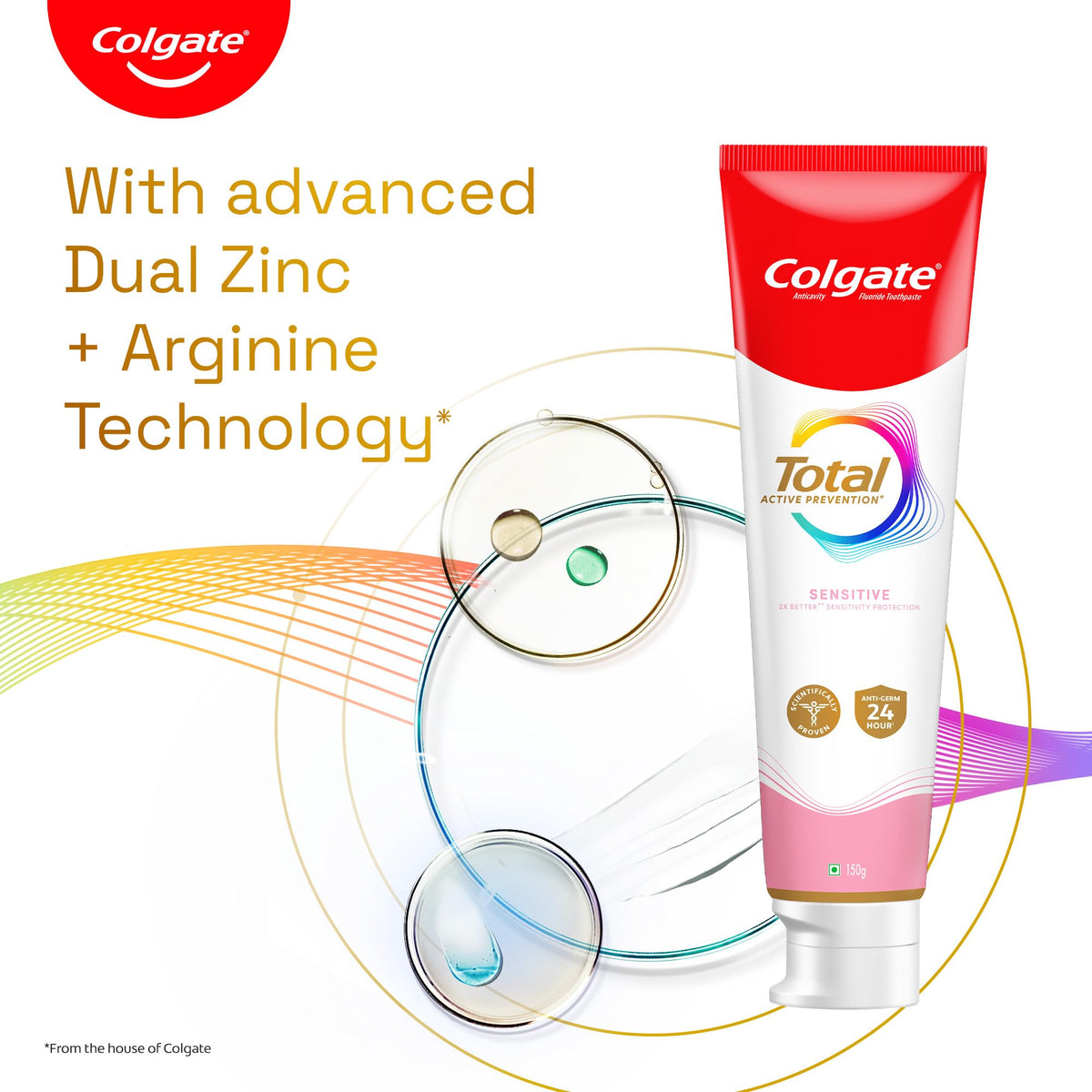 Total Sensitive Toothpaste - 150 Grams(5.2 Ounce) by Colgate – 5.2 Ounce (Pack of 1), Model 102175280