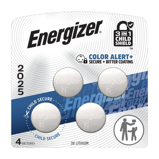 2025 Batteries (4 Pack) by Energizer – 4 Count (Pack of 1), Multicolor, Model E304254700